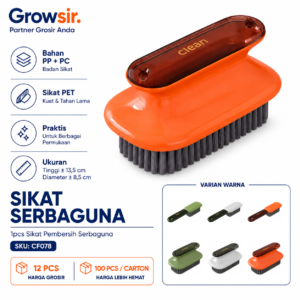 GROWSIR Sikat Pembersih Cuci Baju Sikat Sepatu Premium Estetik | Alat Pembersih Pakaian Sepatu CF078
