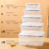 GROWSIR 5 pcs Kotak Penyimpanan Makanan Kulkas BPA FREE Food Storage Fridge Organizer CF087