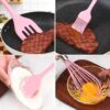 GROWSIR [5 pcs] Spatula Set Silikon Alat Masak Alat Baking Set Sutil Scraper Kuas Anti Lengket Serbaguna CF020