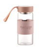 GROWSIR Botol Air Minum Kaca Borosilikat PREMIUM 480ml Anti Tumpah | Tumblr Saringan BPA FREE
