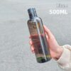 GROWSIR Botol Minum Aesthetic 500ml 700ml Polos Bening Transparan Anti Tumpah Bahan PC BPA FREE