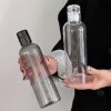 GROWSIR Botol Minum Aesthetic 500ml 700ml Polos Bening Transparan Anti Tumpah Bahan PC BPA FREE