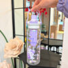 GROWSIR Botol Minum Anak 780ml Sedotan + Infuser Buah Anti Bocor Dengan Handle Tumbler Karakter Lucu BZ060