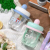 GROWSIR Botol Minum Anak Aesthetic 650ml Sedotan Tali Gantung Anti Bocor PC PP Food Grade Estetik Cute BZ048