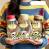 GROWSIR Botol Minum Anak Karakter 580ML Sedotan + Tali Gantung Anti Bocor Food Grade Botol Minum Anak Lucu BZ067