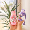 GROWSIR Botol Minum Anak Karakter Lucu 600ml | Sedotan Silikon Anti Bocor | Food Grade | Dengan Tali BZ070