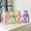 GROWSIR Botol Minum Anak Karakter Lucu 600ml | Sedotan Silikon Anti Bocor | Food Grade | Dengan Tali BZ070