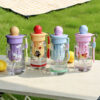 GROWSIR Botol Minum Anak Karakter Lucu + Infuser 500ml | Food Grade Anti Bocor dengan Tali BZ062