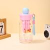 GROWSIR Botol Minum Anak Karakter Lucu + Infuser 500ml | Food Grade Anti Bocor dengan Tali BZ062