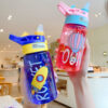 GROWSIR Botol Minum Anak Lucu 480ml Sedotan Praktis Anti Bocor Tersedia 4 Pilihan Warna BZ049