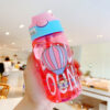 GROWSIR Botol Minum Anak Lucu 480ml Sedotan Praktis Anti Bocor Tersedia 4 Pilihan Warna BZ049