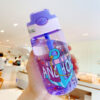 GROWSIR Botol Minum Anak Lucu 480ml Sedotan Praktis Anti Bocor Tersedia 4 Pilihan Warna BZ049