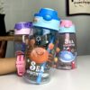 GROWSIR Botol Minum Anak Sedotan 480ml Anti Tumpah | Botol Air Lucu Sekolah Anti Bocor BZ050