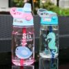GROWSIR Botol Minum Anak Sedotan 480ml Anti Tumpah | Botol Air Lucu Sekolah Anti Bocor BZ050