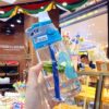 GROWSIR Botol Minum Anak Sedotan 480ml Anti Tumpah | Botol Air Lucu Sekolah Anti Bocor BZ050