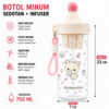 GROWSIR Botol Minum Anak Sedotan + Infuser 750ml Anti Bocor Food Grade PC PP Tumbler Karakter dengan Tali BZ058