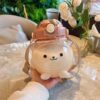 GROWSIR Botol Minum Bear Beruang Aesthetic Korea Lucu 1000ML Sedotan Tali Gendong Tempat Minum Anak