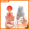GROWSIR Botol Minum Beruang Lucu 600ML Sedotan Tali Gendong Aesthetic Korea Tempat Minum Anak
