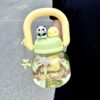 GROWSIR Botol Minum Estetik 850ml Anti Bocor Tumbler Lucu Botol Minum Korea Gemoy Travel BZ034