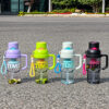 GROWSIR Botol Minum Infused Buah Teh 900ml Anti Tumpah Dengan Sedotan dan Tali Strap | Tumbler Lucu BZ053