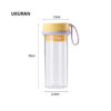 GROWSIR Botol Minum Infuser Buah 500ml Warna Pastel | Botol Minum Tumblr Tumbler Anti Tumpah BZ040