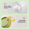 GROWSIR Botol Minum Infuser Buah 500ml Warna Pastel | Botol Minum Tumblr Tumbler Anti Tumpah BZ040