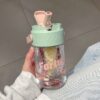 GROWSIR Botol Minum Infuser Buah 600 800ml – Botol Air Minum Aesthetic Korea Anti Bocor BZ022