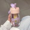 GROWSIR Botol Minum Infuser Buah 600 800ml – Botol Air Minum Aesthetic Korea Anti Bocor BZ022