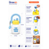 GROWSIR Botol Minum Infuser Buah Lucu 850ml Sedotan Saringan | Tumbler Anak Lucu Anti Bocor BPA FREE