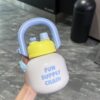 GROWSIR Botol Minum Infuser Buah Lucu 850ml Sedotan Saringan | Tumbler Anak Lucu Anti Bocor BPA FREE