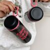 GROWSIR Botol Minum Korea Aesthetic Infuser Saringan 600ml Anti Tumpah Anti Pecah BZ028