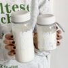 GROWSIR Botol Minum Korea Aesthetic Infuser Saringan 600ml Anti Tumpah Anti Pecah BZ028