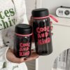 GROWSIR Botol Minum Korea Aesthetic Infuser Saringan 600ml Anti Tumpah Anti Pecah BZ028