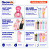 GROWSIR Botol Minum Olahraga Spray 750ml | Sedotan Semprot Air | Tumbler Sport Lucu Unik Anti Bocor BZ073