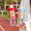 GROWSIR Botol Minum Sedotan + Infuser 800ML Sedotan + Infuser Buah | Anti Bocor | Food Grade | Dengan Tali BZ068