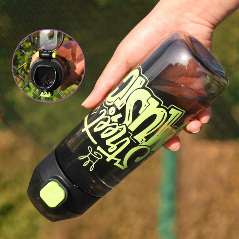 GROWSIR Botol Minum Sporty Anti Tumpah 700ml | Botol Minum Anak Sekolah Gym Kantor Anti Pecah BZ039