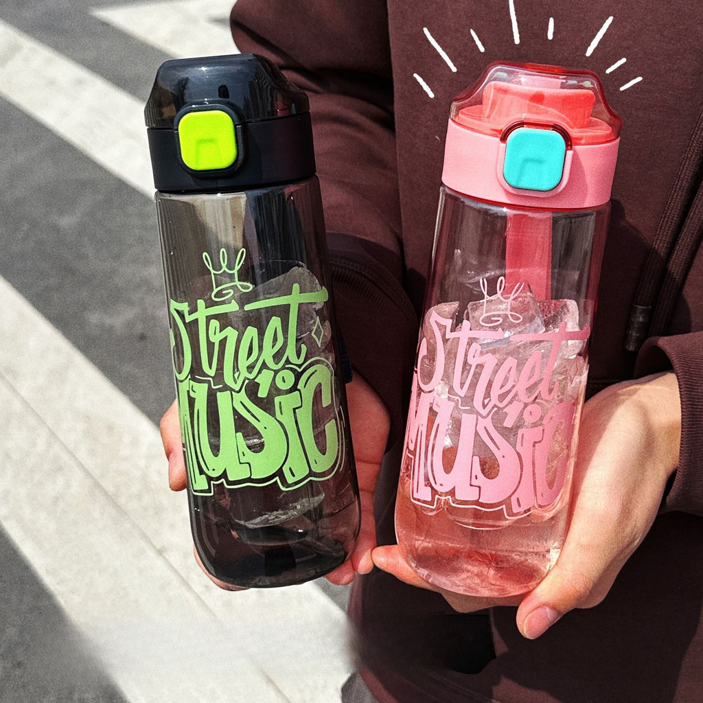 GROWSIR Botol Minum Sporty Anti Tumpah 700ml | Botol Minum Anak Sekolah Gym Kantor Anti Pecah BZ039