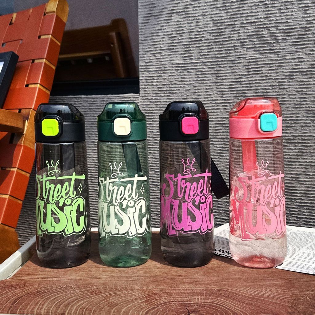 GROWSIR Botol Minum Sporty Anti Tumpah 700ml | Botol Minum Anak Sekolah Gym Kantor Anti Pecah BZ039