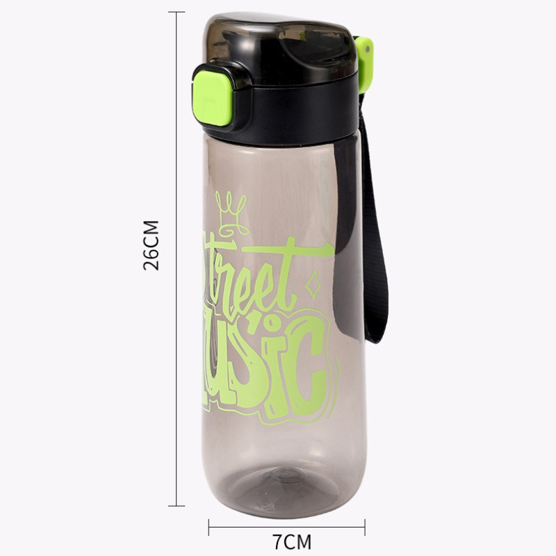 GROWSIR Botol Minum Sporty Anti Tumpah 700ml | Botol Minum Anak Sekolah Gym Kantor Anti Pecah BZ039