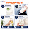 GROWSIR Botol Minum Transparan Aesthetic Sedotan Jumbo 500ml 800ml Anti Bocor Food Grade Tumbler Estetik dengan Tali BZ063