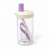 GROWSIR Botol Minum Transparan Aesthetic Sedotan Jumbo 500ml 800ml Anti Bocor Food Grade Tumbler Estetik dengan Tali BZ063