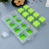 GROWSIR Cetakan Es Batu Silikon 8 Tray | Ice Cube Tray Mudah Dikeluarkan | Cetakan Es Praktis Hemat Ruang CF104