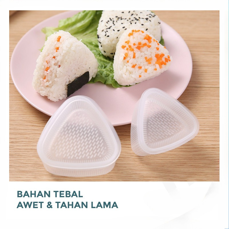 GROWSIR Cetakan Lucu Nasi Bento Sushi Onigiri Anti Lengket - Rice Mold Karakter CF026