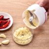 GROWSIR Chopper Tarik Mini 170ML Tarik Tanpa Listrik | Penggiling Manual Bawang Sayur Buah Stainless Steel kecil CF098