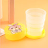 GROWSIR Gelas Lipat Anak Mini Karakter Lucu Portable Travel Cup Plastic Souvenir Hampers BZ019