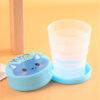 GROWSIR Gelas Lipat Anak Mini Karakter Lucu Portable Travel Cup Plastic Souvenir Hampers BZ019
