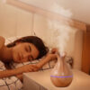 GROWSIR Humidifier Aroma Diffuser Mini Portable USB Lampu LED RGB Essential Oil Pelembap Udara Ultrasonik FS040