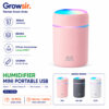 GROWSIR Humidifier Mini Portable USB Diffuser Aromaterapi Lampu RGB 7 Warna Ultrasonic Pelembab Udara Aesthetic EstetikFS035