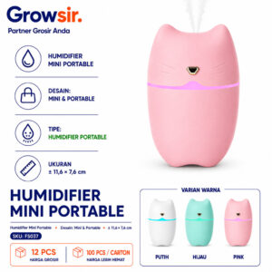 GROWSIR Humidifier Mini Portable USB Kabut Nano Pelembap Udara dengan Lampu LED FS037