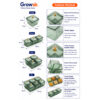 GROWSIR Nampan Toples Lebaran Akrilik Minimalis Wadah Penyimpanan Makanan Elegan Toples Snack Permen Serbaguna Hampers Souvenir CF063